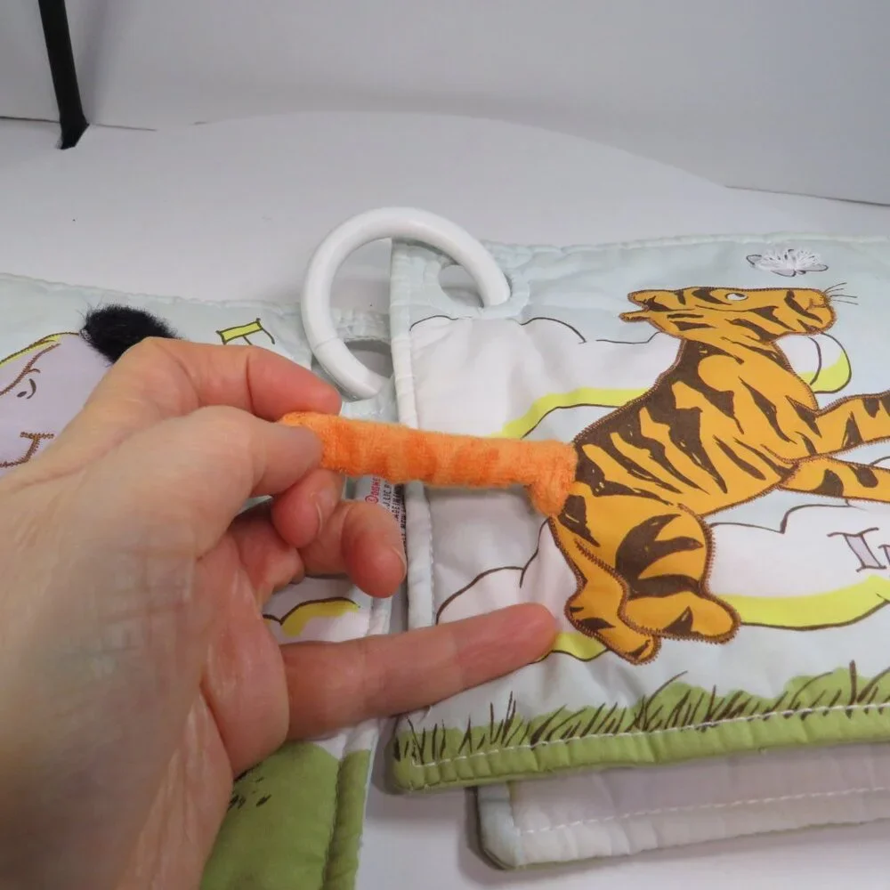 Classic Winnie the Pooh Fabric Book with rattle inside GUND